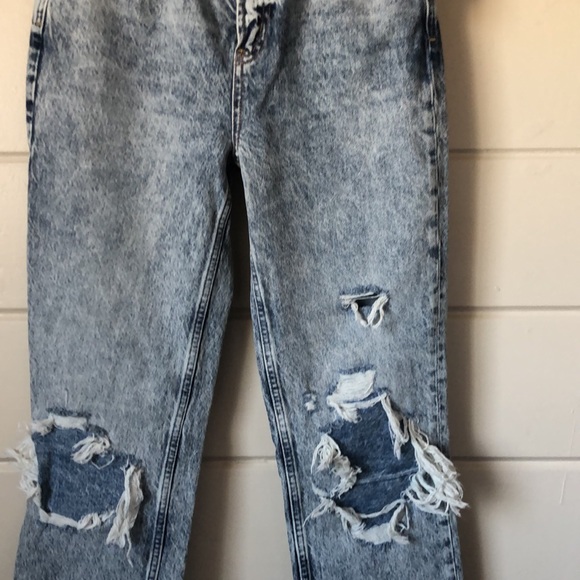 Free People High Rise Distressed Jeans Size 26 - Picture 10 of 10